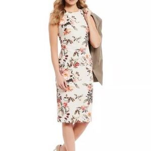 ANTONIO MELANI Floral Print Midi Dress